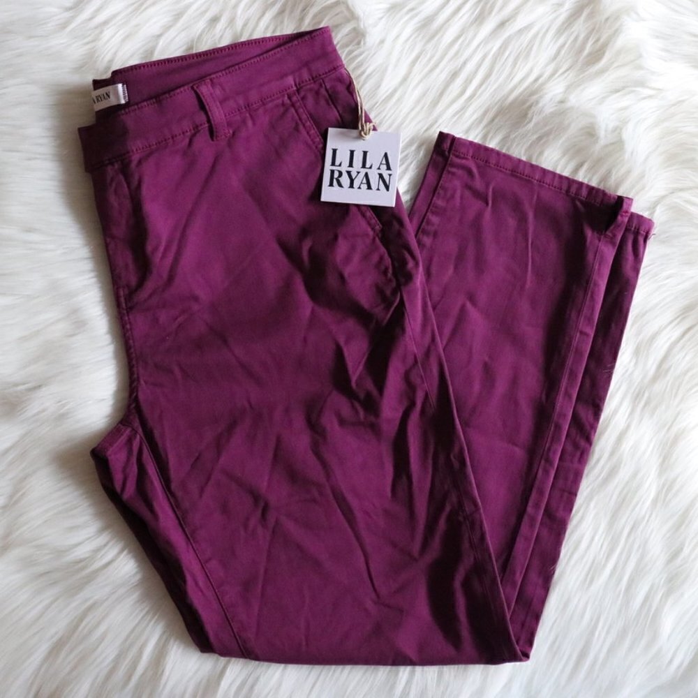 NEW Lila Ryan The Pert Tapered Trousers Size 12